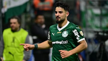 Flaco López marcou duas vezes na classificação do Palmeiras às semis da Libertadores