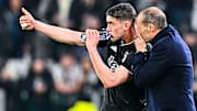 Allegri e Vlahovic