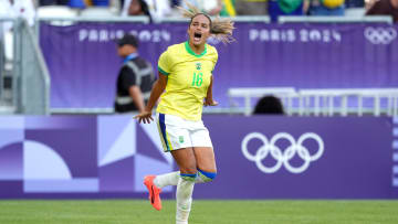 Gabi Nunes marcou na estreia do Brasil contra a Nigéria