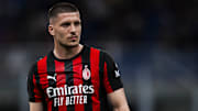 Luka Jovic of AC Milan looks on during the Serie A football...