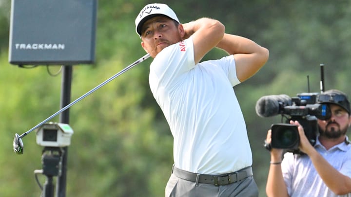 Xander Schauffele shot a 4-over 74 in his first round at the BMW Championship.