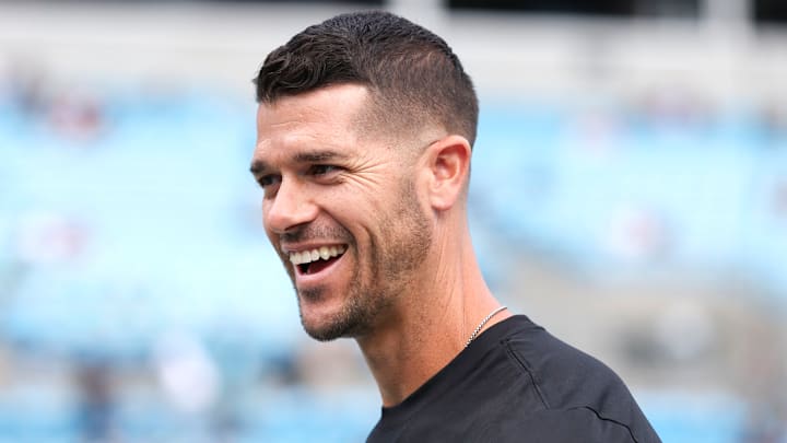 Carolina Panthers head coach Dave Canales