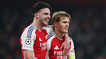 Rice and Odegaard both netted for Arsenal