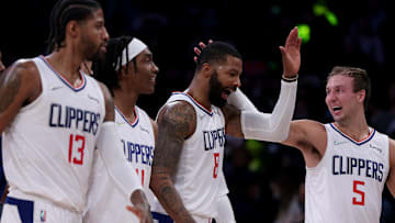 Paul George, Terance Mann, Marcus Morris, Luke Kennard