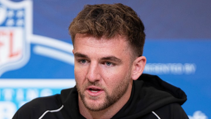 Ohio State tight end Max Klare (TE13). Mandatory Credit: Jacob Musselman-Imagn Images