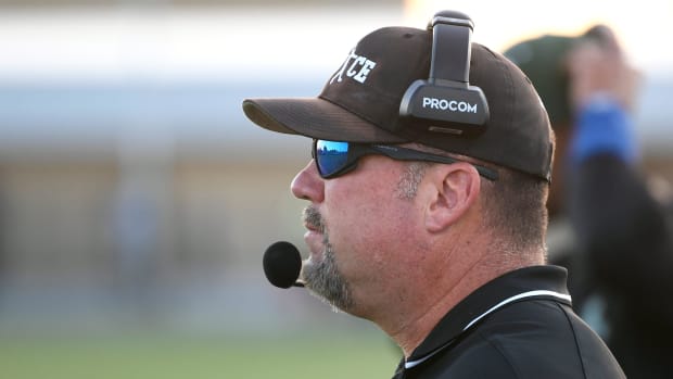 Venice head football coach John Peacock.