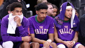 Oso Ighodaro, Ryan Dunn, Devin Booker, Phoenix Suns