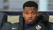 Fati made a rare appearance for Barcelona