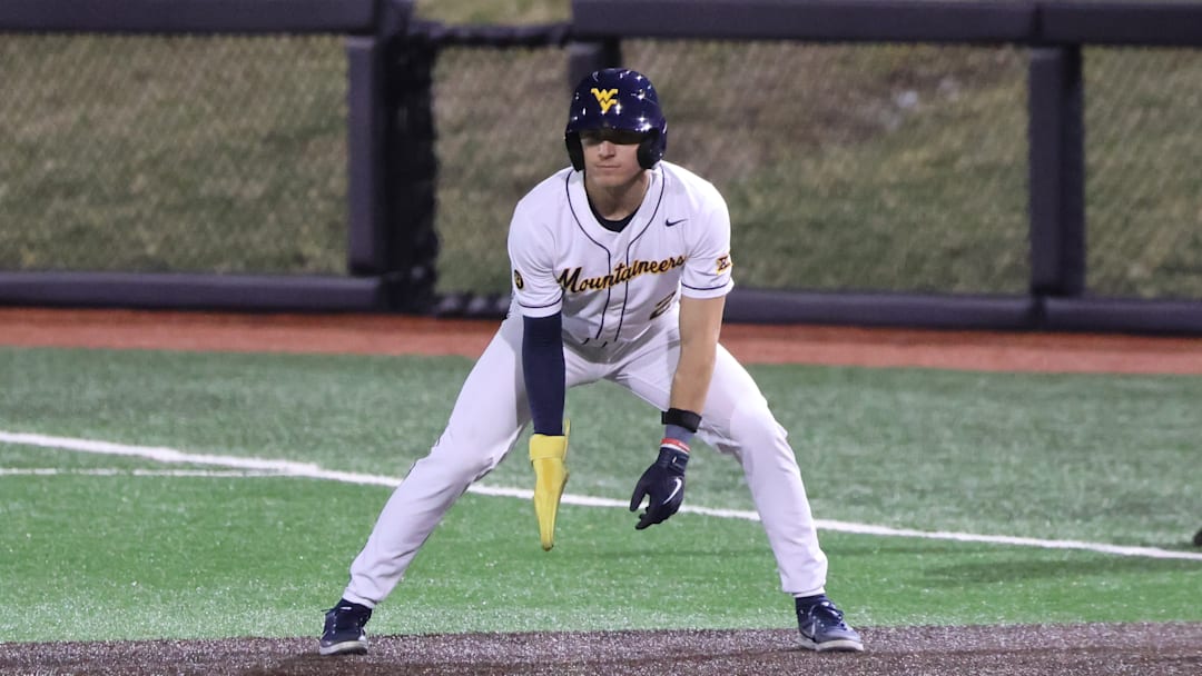 West Virginia University catcher Gavin Kelley