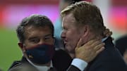 Koeman y Laporta