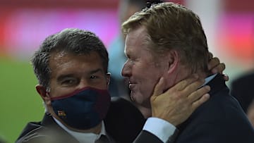Koeman y Laporta