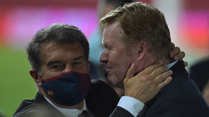 Joan Laporta dan Ronald Koeman