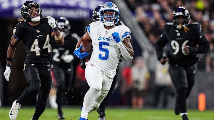 David Montgomery and the Lions are huge home favorites in Week 4 against the Browns. David Montgomery and the Lions are huge home favorites in Week 4 against the Browns.