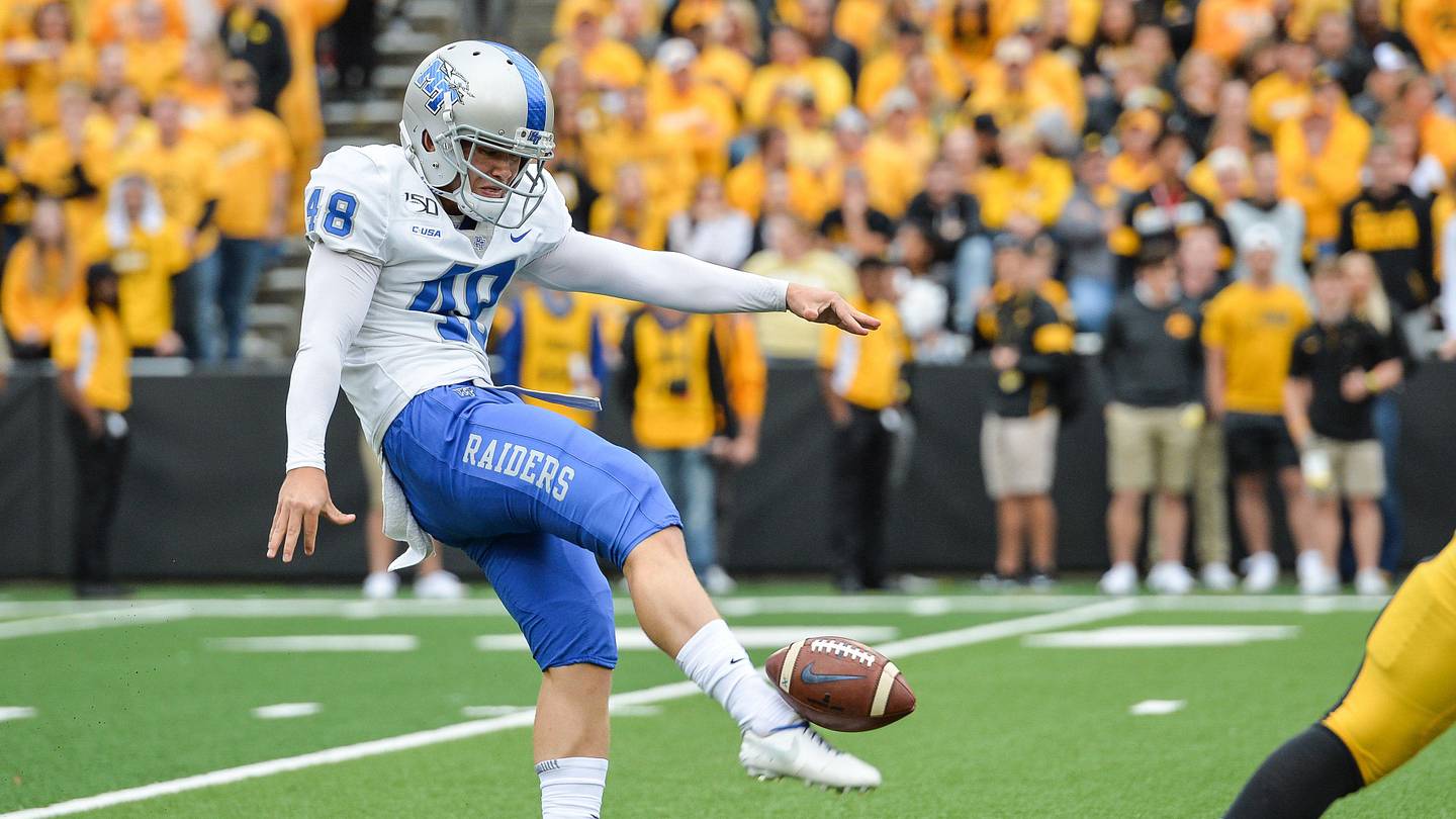 Former MTSU Punter Kyle Ulbrich Leverages Social Media For A Chance ...