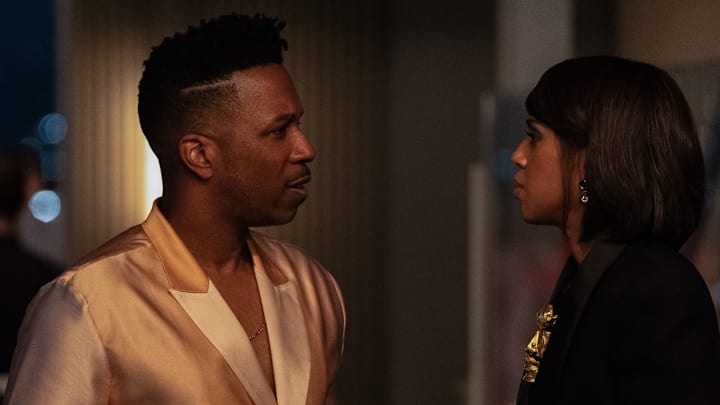 Kerry Washington as Eleanor and Leslie Odom Jr. as Donovan in Imperfect Women 
