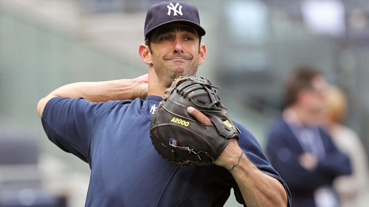 May 13,  2010; Bronx, NY, USA;  New York Yankees designated hitter Jorge Posada (20) before the game