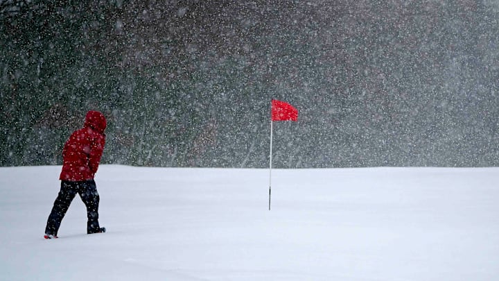 O.K., we aren't suggesting the PGA Tour play in weather quite this cold. O.K., we aren't suggesting the PGA Tour play in weather quite this cold.