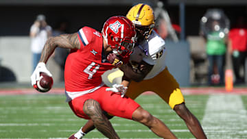 Arizona State WR Tetairoa McMillan is among three prospects Mel Kiper Jr. links to the Tampa Bay Buccaneers in his first NFL Mock Draft.
