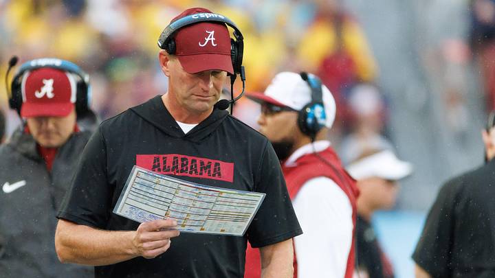 Alabama Crimson Tide head coach Kalen DeBoer