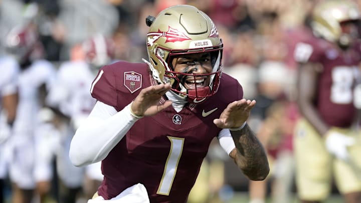 Florida State Seminoles quarterback Tommy Castellanos.