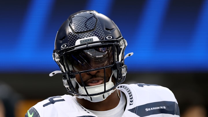 DK Metcalf with the Seattle Seahawks