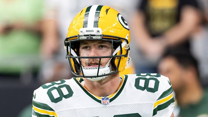 Green Bay Packers tight end Luke Musgrave