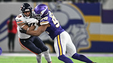 South Carolina football alum DJ Wonnum when he played for the Minnesota Vikings