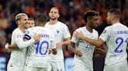 La joie des tricolores après le but de Mbappé