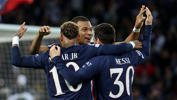 Trio lini depan PSG tampil gemilang vs Maccabi Haifa