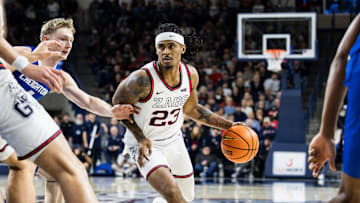 Gonzaga Bulldogs guard Adam Miller (23).