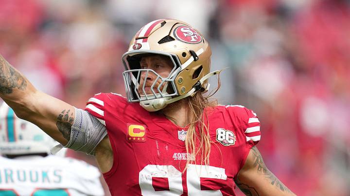 San Francisco 49ers tight end George Kittle (85)