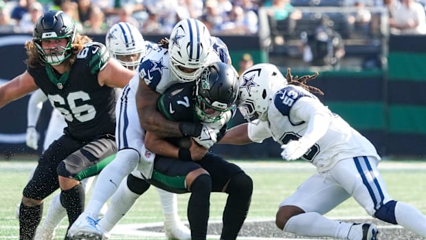 New York Jets quarterback Justin Field