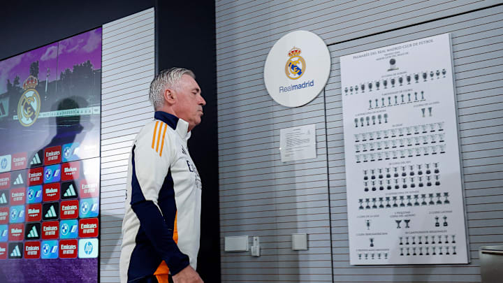 Carlo Ancelotti, en sus dos etapas con Real Madrid, ganó tres Champions League y dos Ligas Carlo Ancelotti, en sus dos etapas con Real Madrid, ganó tres Champions League y dos Ligas