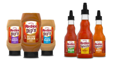 Frank's RedHot new Dip'N sauce and Squeeze Sauce