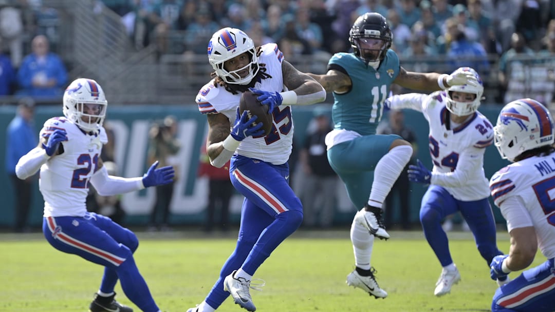 Buffalo Bills’ linebacker Shaq Thompson (45).