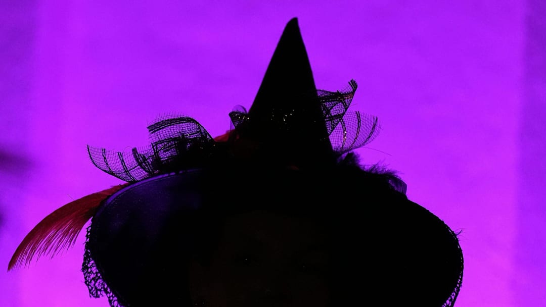 Southern Ghost Girls host a paranormal investigation at the Drish House in Tuscaloosa Saturday, Oct. 12, 2024. The Ghost Girls wear witch’s hats as the Drish House event featured a Halloween theme.