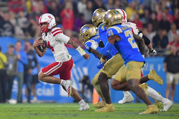 It was a magical night for Nebraska quarterback TJ Lateef as he earned his first win as a starter just 47 minutes from where 