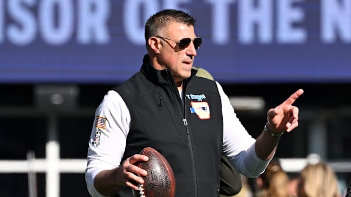 Mike Vrabel and the Patriots are AFC East champions. Mike Vrabel and the Patriots are AFC East champions.