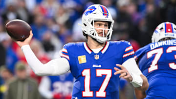 Bills quarterback Josh Allen was nearly perfect against the Chiefs, completing 23-of-26 passes for 273 yards and a touchdown. Allen also had a pair of rushing scores.