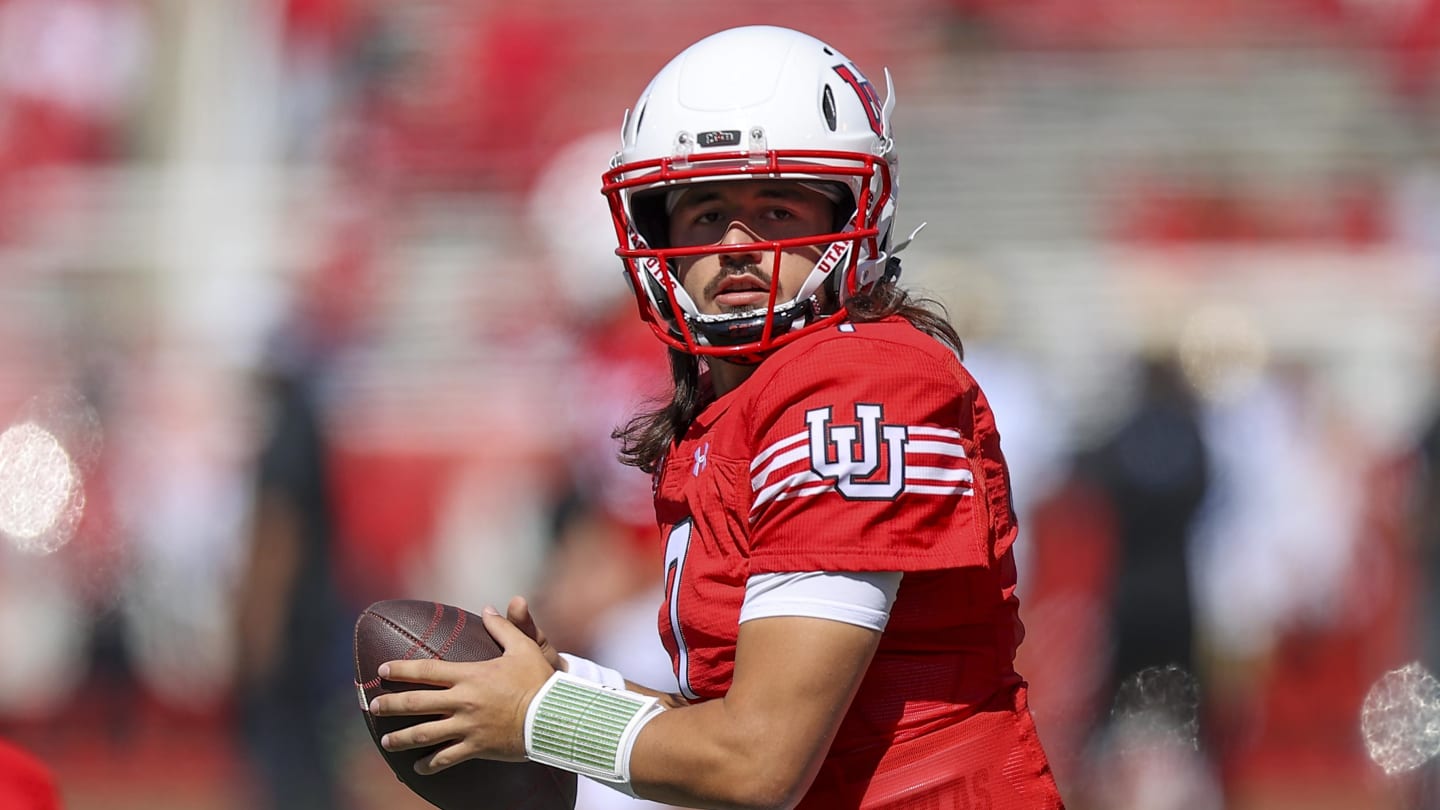 Utah’s Cam Rising unsure about playing with a knee brace in 2024