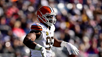 Myles Garrett: Cleveland Browns v New England Patriots