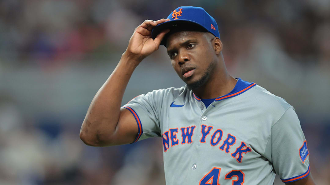 New York Mets relief pitcher Huascar Brazoban.