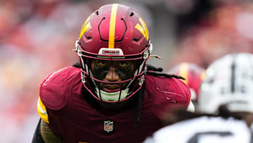 Washington Commanders linebacker Frankie Luvu