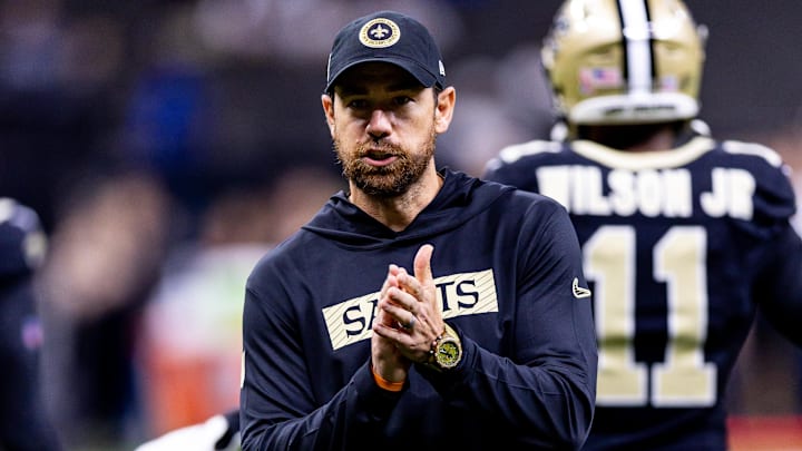 Klint Kubiak is the betting favorite to be the new head coach of the Atlanta Falcons.