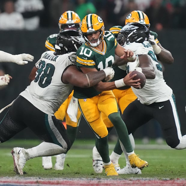Green Bay Packers quarterback Jordan Love