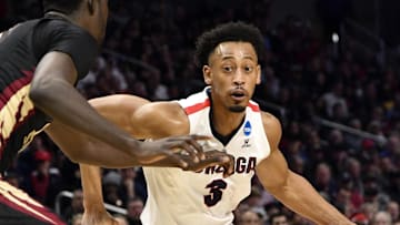 Former Gonzaga Bulldogs forward Johnathan Williams (3) has signed a deal to play for the London Lions of the Super League Basketball.