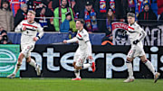 Rasmus Hojlund's brace secured a late comeback win for Man Utd in their last Europa League tie
