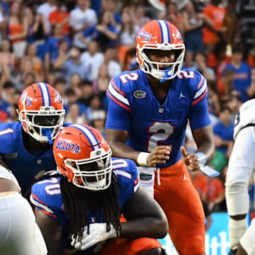 Florida Gators quarterback DJ Lagway vs. Samford