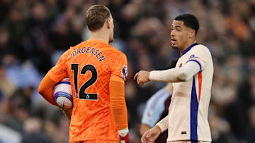Filip Jorgensen's error cost Chelsea a point at Aston Villa