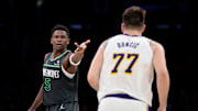 Anthony Edwards le ganó el duelo a Luka Doncic